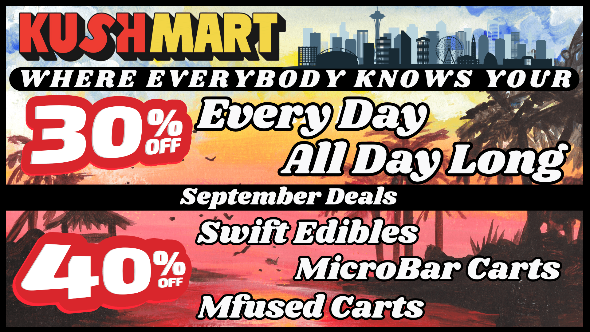 Kushmart South Everett September 2025 deals